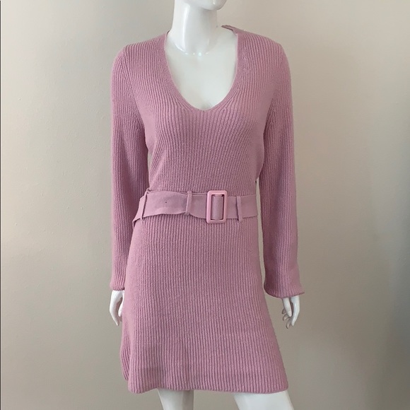 Leith Dresses & Skirts - NWT Leith  Plunging V-Neck Sweater Dress